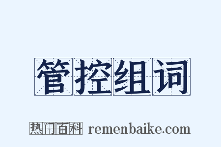 管控组词是什么意思的图片